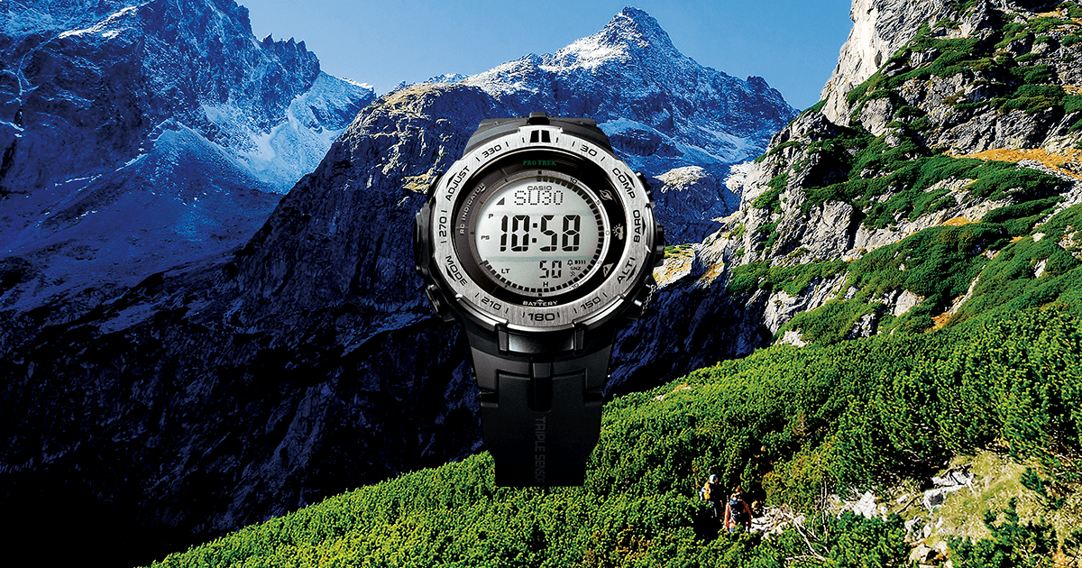 CASIO PRO TREK　PRW-3100YC  電波ソーラー